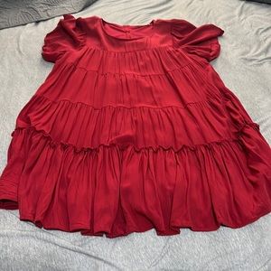 Altard State maroon babydoll dress